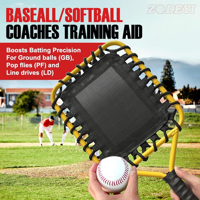 ZODEYI Baseball Racket for Fly Balls, Grounders, and Line Drives - Softball/Baseball Fungo Bat for Coaches and Parents to Help with Auxiliary Training - Attach a Racket Bag and Winding Tape - Image 2